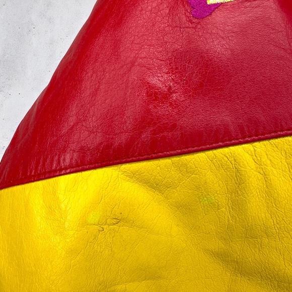 Vintage Chase Jeff Gordon #24 DuPont Rainbow Leather NASCAR Jacket L Winston Cup - Picture 13 of 15